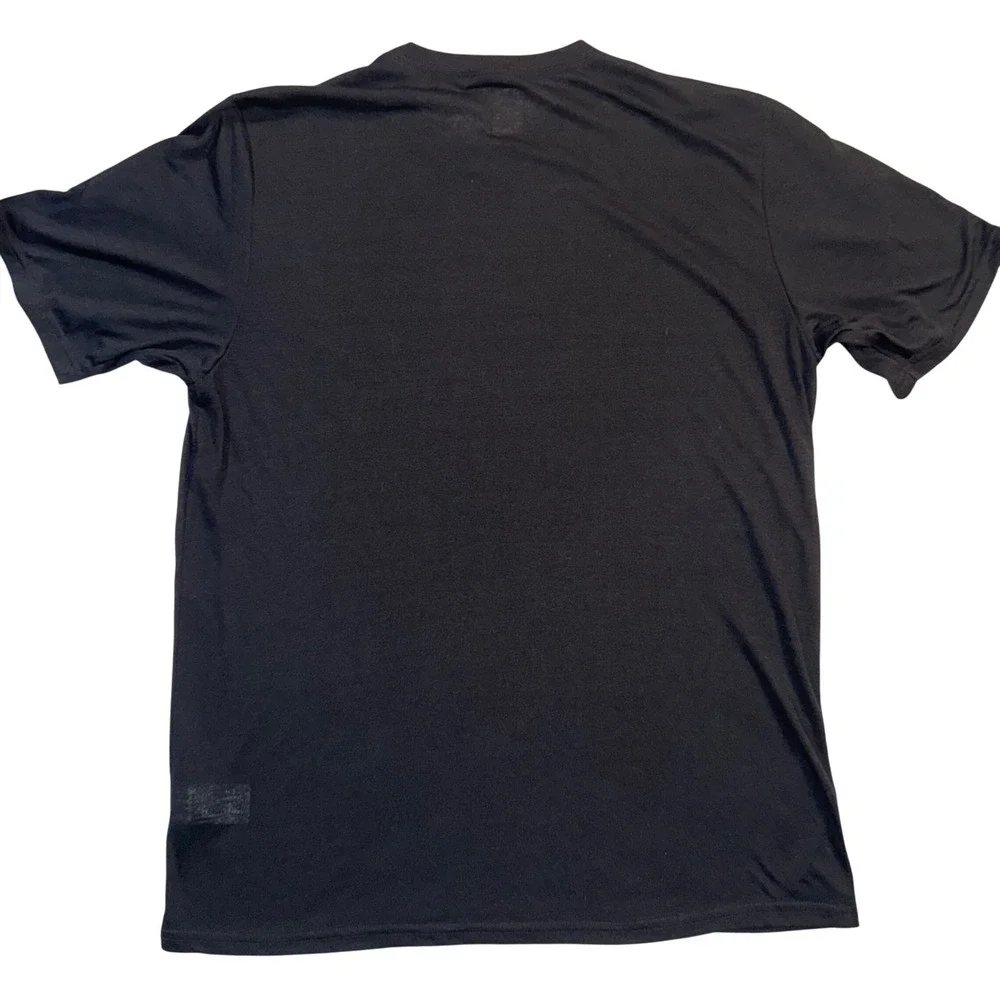 The North Face Mens Black Box Logo Graphic Active T-Shirt Short Sleeve Medium